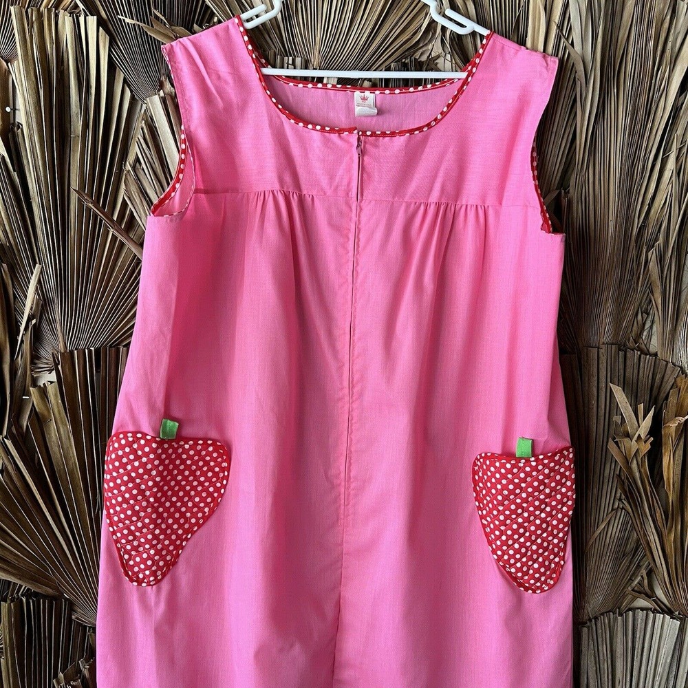 Vintage Pink Strawberry House Dress size 2XL - Picture 1 of 7